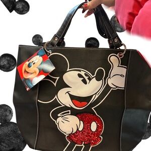 Mickey Mouse Black Tote Bag